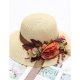 Women basic cute straw lace straw hat sun hat