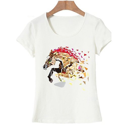 Women basic T-shirt, leopard