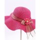 Female cute polyester straw hat color