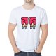 Men casual, daily sports and leisure retro, elegant slim T-shirt, graphics, print round neck, short sleeves