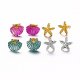 Women fashion casual starfish earrings, fashion jewelry metal alloy