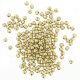 Plastic beads bronze facets 100 g