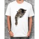 Men daily, size slim T-shirt, animal round neck, short sleeves