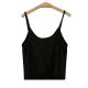 Women Sexy Sleeveless Floral Embroidered Vest Cropped Shirt Tank Top Camisole