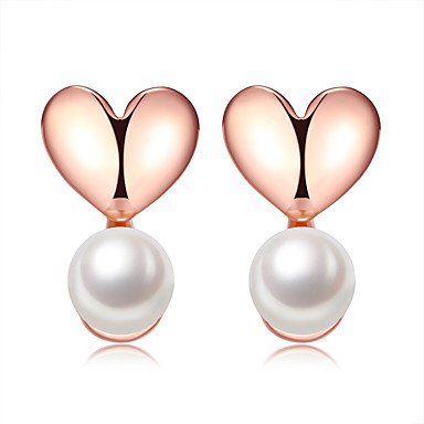 Female earrings heart female earrings jewelry alloy