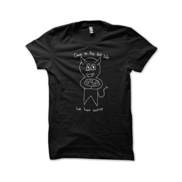 The dark side of biscuits black T-shirt