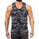 Men sports vest, camouflage round neck, sleeveless