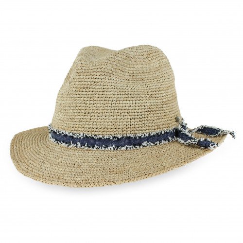 Packable Raffia Straw Hat