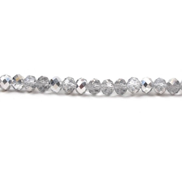 Half-silvered crystal beads 24