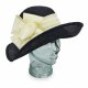 Woven Sisal Asymmetrical Medium Brim Hat