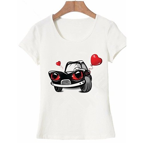 Women Basic T-shirt, color prints