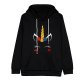 Women Unicorn Print Long Sleeve Hooded Pullover Jumper Hooded Pullover Top