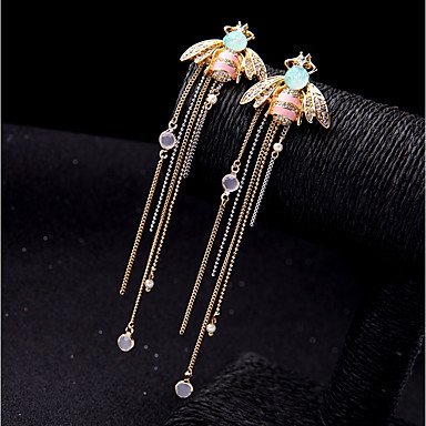 Female earrings long water earrings jewelry alloy