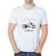 Men casual, daily sports and leisure business, elegant large size slim t-shirt, graphics, printed crew neck, short sleeves