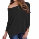 Women Fashion Long Sleeve Shirt Loose Shirt Top