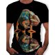 Men daily wear T-shirt, animal round neck, short sleeves