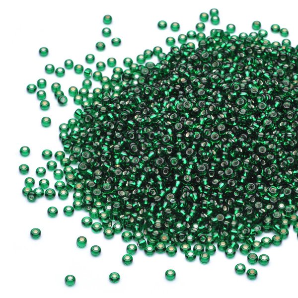 50 g beads infinite emerald beads of 2.5 mm x3mm