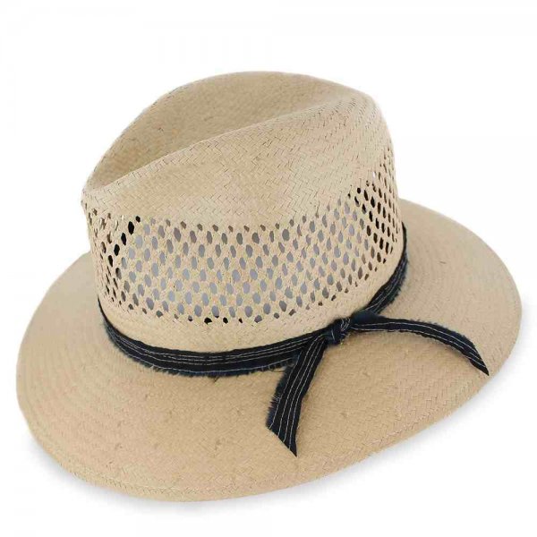 "Skyler" Vented Toyo Straw Safari Hat