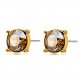 Women crystal earrings classic metal alloy earrings