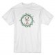 Christmas Reindeer Men's white T-shirt internal graphics