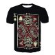 Men T-shirt, skull round neck