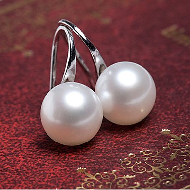 Woman pearl earrings imitation pearl earrings pearl jewelry leisure