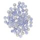 Crack light purple glass beads