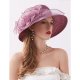 Women casual fashion cute chiffon lace soft hat sun hat flower