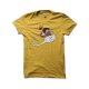 Pearl imitation yellow T-shirt