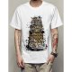 Men daily T-shirt, graphic print round neck, short sleeves