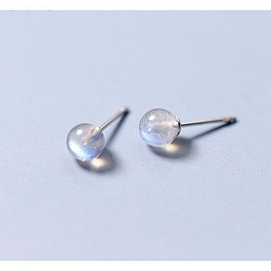 Moonstone earrings classic earrings female clarity