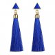 Female earrings hanging earrings fringed female tassel earrings jewelry