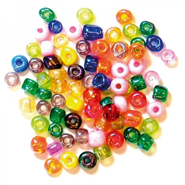 Multicolor beads 4 mm 7 g