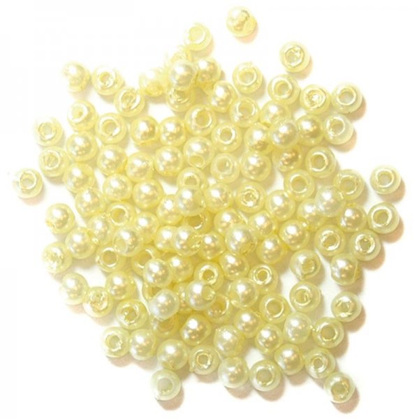 Cream Pearl bead 3 mm 7 g