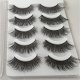 Eyelash extension 10 highest quality natural curly fiber practice cross natural long makeup - daily makeup Halloween makeup part