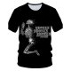 Men daily basic T-shirt, 3D round neck, short sleeves