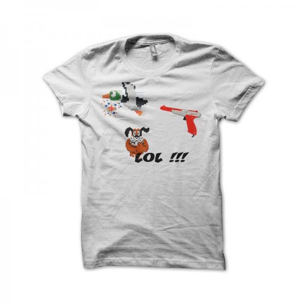 Duck Hunt white T-shirt