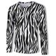 Men casual basic T-shirt, animal print