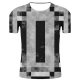 Men large size cotton T-shirt, geometric, 3D, graphic print round neck