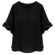 Women Large Size Loose Tunic Butterfly Sleeve Top Summer T-Shirt