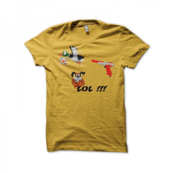 Duck Hunt yellow T-shirt