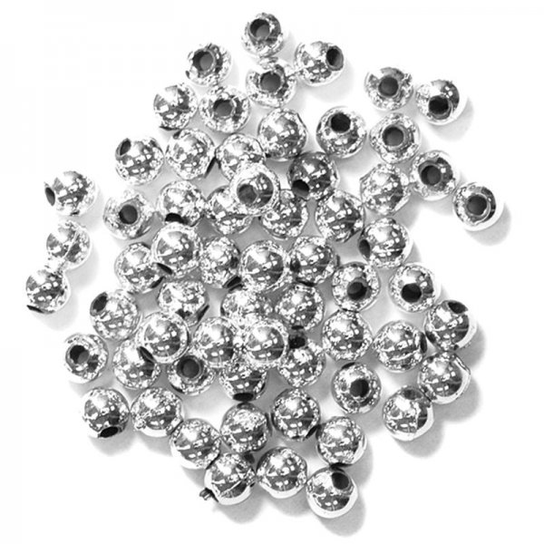 Silver Pearl bead 4 mm 7 g