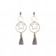 Men Women Earrings Personalized Classic Tassel Retro Punk Basic Earrings Jewelry