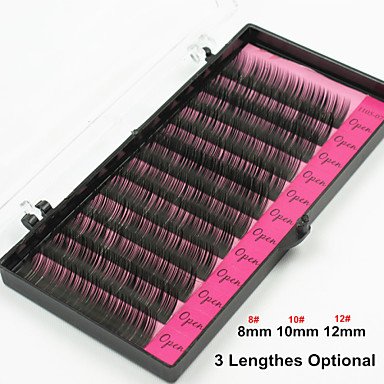 Black natural false eyelash extension eyelash planting grafting eyelash color