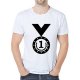 Men casual, everyday sports and leisure business, retro large size slim t-shirt, stripes, graphics, printed crew neck, short sle