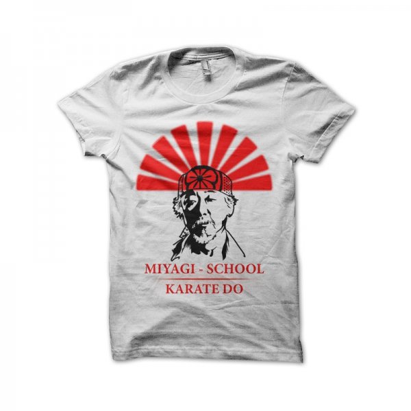 Miyagi school white t-shirt