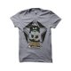 Gray cat rap T-shirt