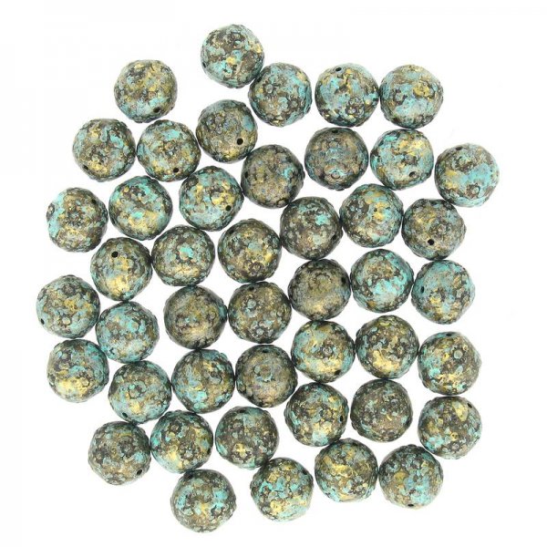 Round plastic beads