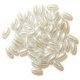 White potatoes beads beads 3mmx6 mm 7 g