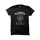 University Ramones punk rock black T-shirt